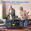 MEDION P66538 Kassettenrecorder (Retro Ghettoblaster mit Produktbild-Vorschau 7