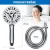 Dusche, Einstellbarer Wasserspar Duschkopf, Handbrause mit Produktbild-Vorschau 3