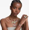Swarovski Armband Damen Idyllia Bangle Open multicolor gold Produktbild-Vorschau 7