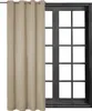 1 Stück Ösenschal Leinen Look Blickdicht 140 (B) x 245 (L) Produktbild-Vorschau 1