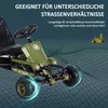 HOMCOM Go Kart - Voiture à pédales pour enfants avec frein Voir les images du produit 7