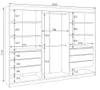 BELANO Schwebetürenschrank 200 cm mit Spiegel – Produktbild-Vorschau 4