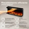 KAMINIO Camino elettrico LEA - Caminetto 3-in-1 con vista Anteprima dell’immagine prodotto 4