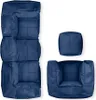 Three modular seating components arranged on a white background. Produktbild-Vorschau