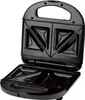 An open black sandwich maker is shown against a white background. Produktbild-Vorschau