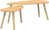vidaXL 2-tlg. Couchtisch-Set Massivholz Kiefer Braun Produktbild-Vorschau 1