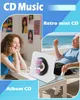 Přenosný dobíjecí CD přehrávač, Bluetooth HiFi, USB/AUX/FM, Náhled obrázku produktu 4