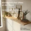 LAMO Regalhalterung unsichtbar 10cm 4 St. Schwarz - Produktbild-Vorschau 3