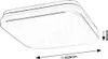 A line drawing illustration of a square ceiling light fixture with dimensions indicated. Produktbild-Vorschau