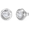 Romantické ocelové náušnice Rolling Hearts JUBE03349JWRHT Náhled obrázku produktu 1