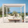 PRIMEYARD Pergola 3x3 m s hliníkovými sloupky a hliníkovou Náhled obrázku produktu 3