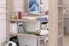 Lit d'angle double avec espace de rangement & bureau - 2 x Voir les images du produit 14
