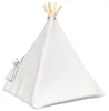 Pet teepee s polštářem Bílá 50 x 50 x 60 cm Polyester Náhled obrázku produktu 7