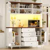 Armoire de cuisine Flieks avec éclairage LED RGB, Voir les images du produit 3