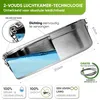 Blockhütte RVS lunchbox 1400 ml grote broodtrommel 3 vakjes Productafbeelding-voorbeeld 3