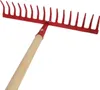 Gartenrechen mit 16 Zinken, geöltem Stiel, 150 cm Produktbild-Vorschau 6