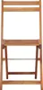 A wooden folding chair shown from the front. Anteprima dell’immagine prodotto