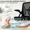 Bürostuhl ergonomisch mit Mesh-Rückenlehne, 90° klappbare Produktbild-Vorschau 5