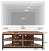 Dripex TV Eckschrank Lowboard mit LED-Beleuchtung, TV Produktbild-Vorschau 7