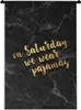 MuchoWow® Wandteppich Wandbehang Zitate - Pyjamas - Gold - Produktbild-Vorschau 1
