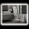 Specchio da bagno a LED HOMCOM, pannello antiappannamento, Anteprima dell’immagine prodotto 1