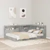 vidaXL Regálová postel betonová šedá 160 x 200 cm materiál Náhled obrázku produktu 2