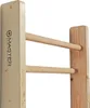 A close-up view of a wooden wall bar with two horizontal bars. Anteprima dell’immagine prodotto
