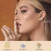 3 paires de créoles Ohrringe Silber 925 Damen 14K Gold Voir les images du produit 4