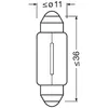 OSRAM 10W 36mm Soffitte Faltschachtel 12V Original Produktbild-Vorschau 10