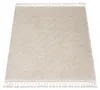 Tapis BERBER carré 9000 crème Franges berbère marocain Voir les images du produit 1