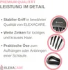 ELEXACARE Stylingkamm Afrokamm - Grobzinkiger Finger-Styler Produktbild-Vorschau 3