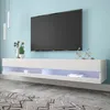 MODFU Lowboard TV-Schrank mit LED-Beleuchtung, Lange 140cm Produktbild-Vorschau 6
