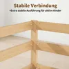 Montessori Bodenbett 90x200 cm Kinderbett aus Massivholz Produktbild-Vorschau 6