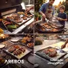 Grilovací deska Arebos z nerezové oceli, rozměry 40 x 30 Náhled obrázku produktu 6