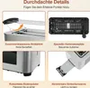7MAGIC Toaster Edelstahl 4 Scheiben XXL 1400W mit Produktbild-Vorschau 9