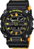 G-SHOCK Herenhorloge, geel, Casio GA-900A-1A9ER Productafbeelding-voorbeeld 1