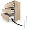 STIV Möbel | Commode Sonoma 80x33,5x71,5 cm | 3 tiroirs | Voir les images du produit 8