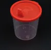 Urinbecher 125 ml, mit Schnappdeckel rot, 100 Stück Produktbild-Vorschau 1