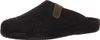 A single gray slipper with a brown accent is shown against a white background. Produktbild-Vorschau