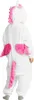 Pigiama Onesie Kigurumi Travestimento Costume Unicorno Rosa Anteprima dell’immagine prodotto 6