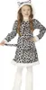 A young girl wearing a leopard costume. Produktbild-Vorschau