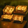 Solarna lampa ogrodowa Zewnętrzna lampa LED Ice Cube Lampa Podgląd zdjęcia produktu 3