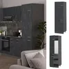 Szafka na lodówkę Vicco R-Line Czarny beton 60 cm, Model Podgląd zdjęcia produktu 2