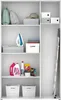 Mehrzweckgarderobe Sillano,  116x35h190 cm,  Weiß Produktbild-Vorschau 6
