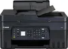 A black Canon PIXMA G4570 multifunction printer is shown from the front. Produktbild-Vorschau