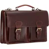 Mika Aktentasche Kester Leder braun ca. 39 x 27 x 11 cm Produktbild-Vorschau 4