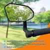 Fietsspiegel, stuurspiegel, echtglas, inklapbaar, voor Productafbeelding-voorbeeld 5