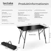 Skládací hliníkový kempingový stůl tectake® Bastian, Náhled obrázku produktu 13