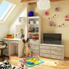 Kleine Kommode AKORD CL100 Weiß, Beton 100 cm 6 Schubladen Produktbild-Vorschau 8