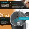 Collage of a milk frother with product features and descriptions. Náhled obrázku produktu